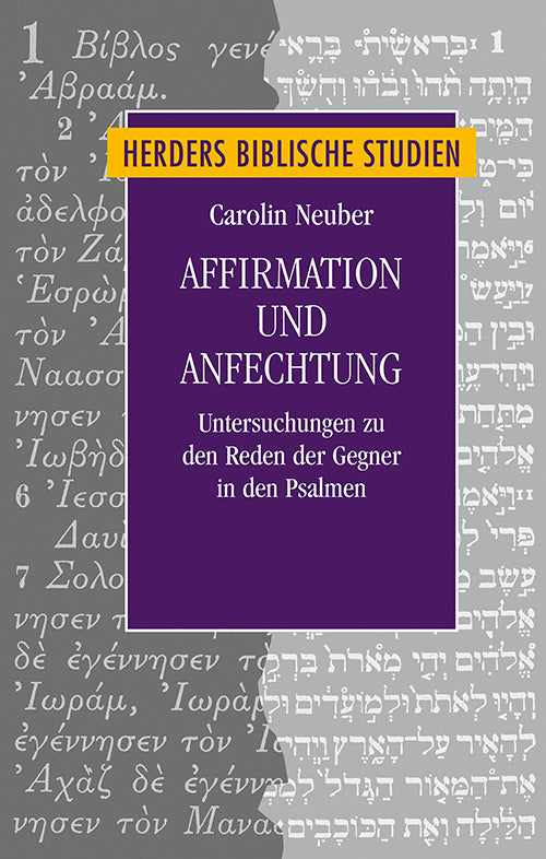 Affirmation und Anfechtung (Carolin Neuber)