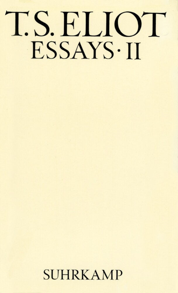Essays.Tl.2 (T. S. Eliot)