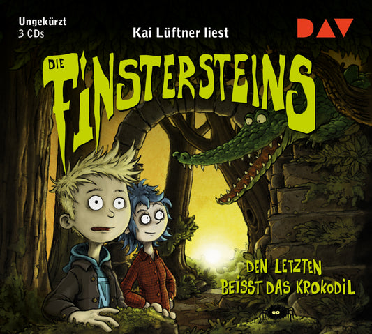 Die Finstersteins - Den Letzten beißt das Krokodil!, 3 Audio-CDs (Kai Lüftner)