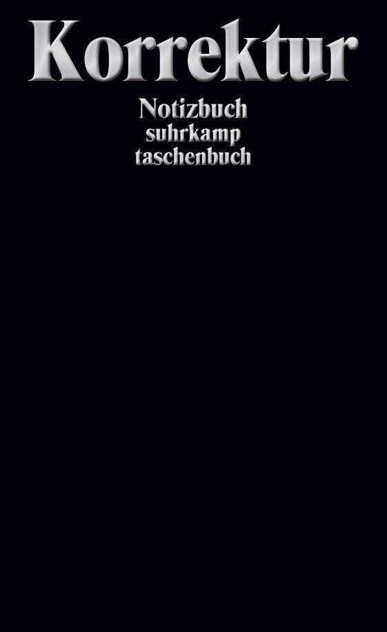 Notizbuch »Korrektur«