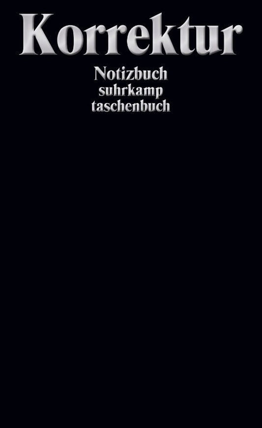 Notizbuch »Korrektur«