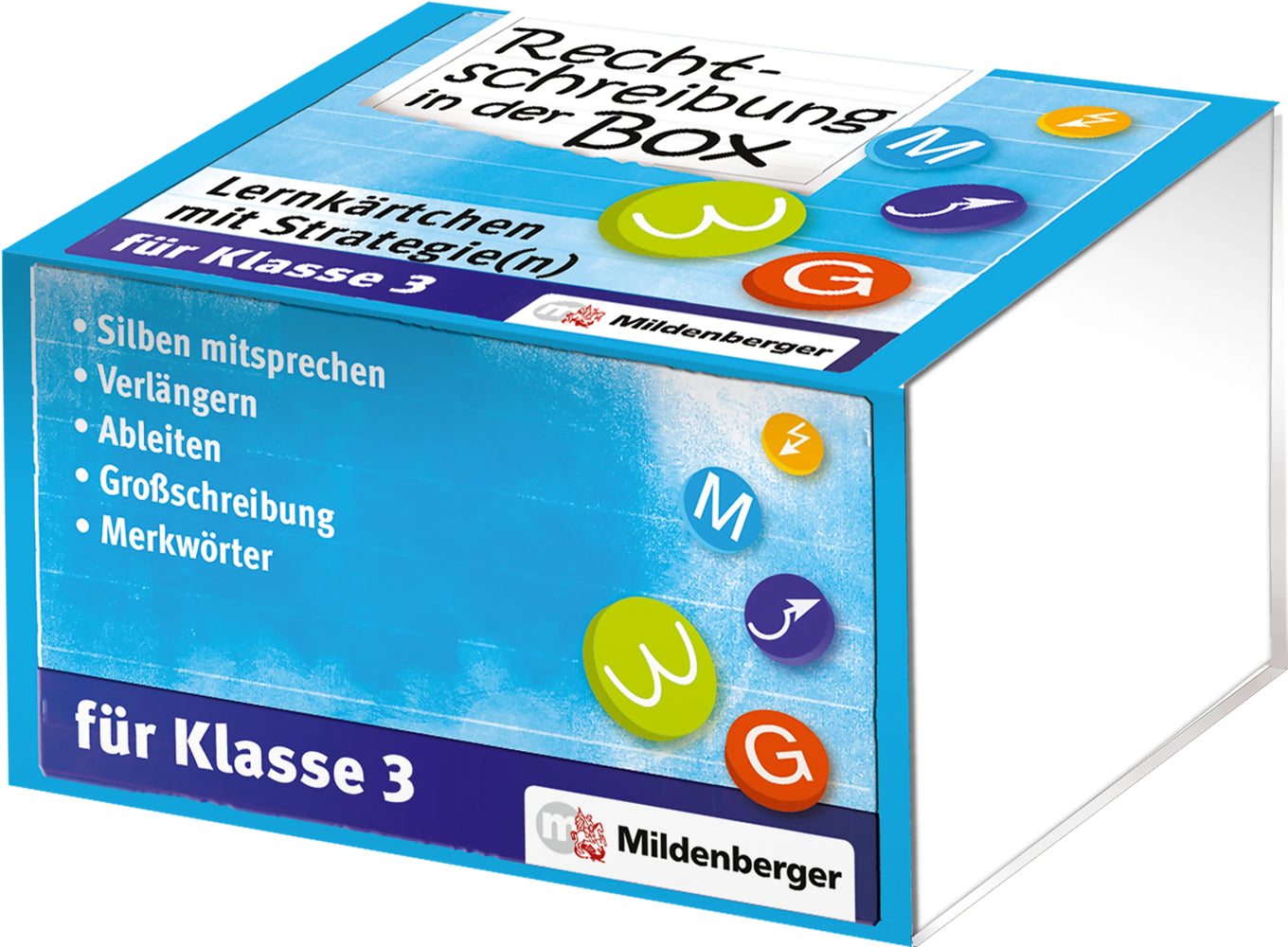 Rechtschreibung in der Box - Lernkärtchen mit Strategie(n) Klasse 3 (Rainer Iwansky)