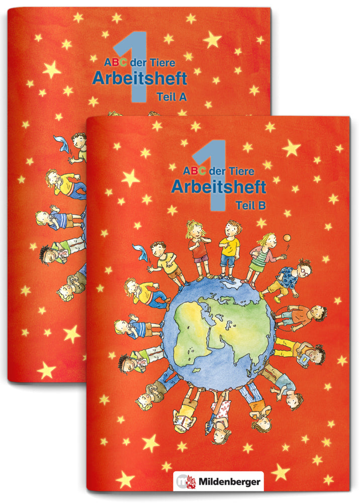 ABC der Tiere 1 - Arbeitshefte Teil A und B · Erstausgabe, m. 1 CD-ROM, m. 1 Beilage.Tl.A+B