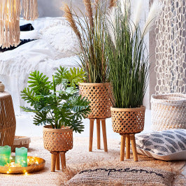 Pflanzenständer "Bambus" 3er-Set