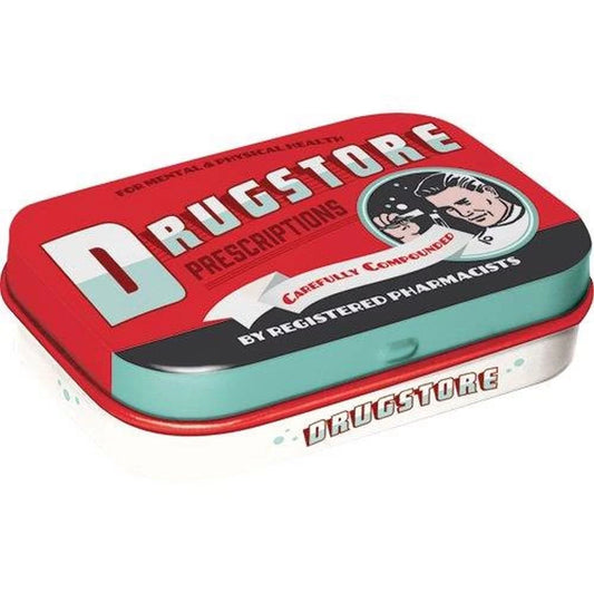 Pillendose "Drugstore" (6 x 4 x 2 cm)