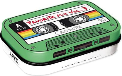 Pillendose "Favorite Mix Cassette" (6 x 4.3 x 1.8 cm)