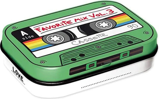 Pillendose "Favorite Mix Cassette" (6 x 4.3 x 1.8 cm)