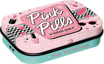 Pillendose "Nostalgic Pharmacy - Pink Glam Pills" (6 x 4.3 x 1.8 cm)