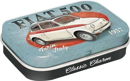 Pillendose "Fiat 500 Turin Italy" (6 x 4.3 x 1.8 cm)