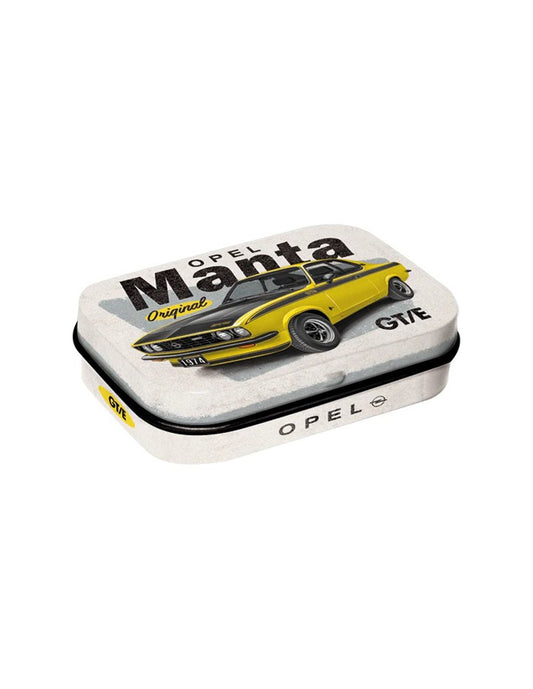 Pillendose "Opel Manta GT/E" (1.6 x 6 x 4 cm)