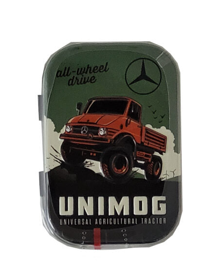 Pillendose Daimler Truck Unimog (6 x 4 x 1.6 cm)