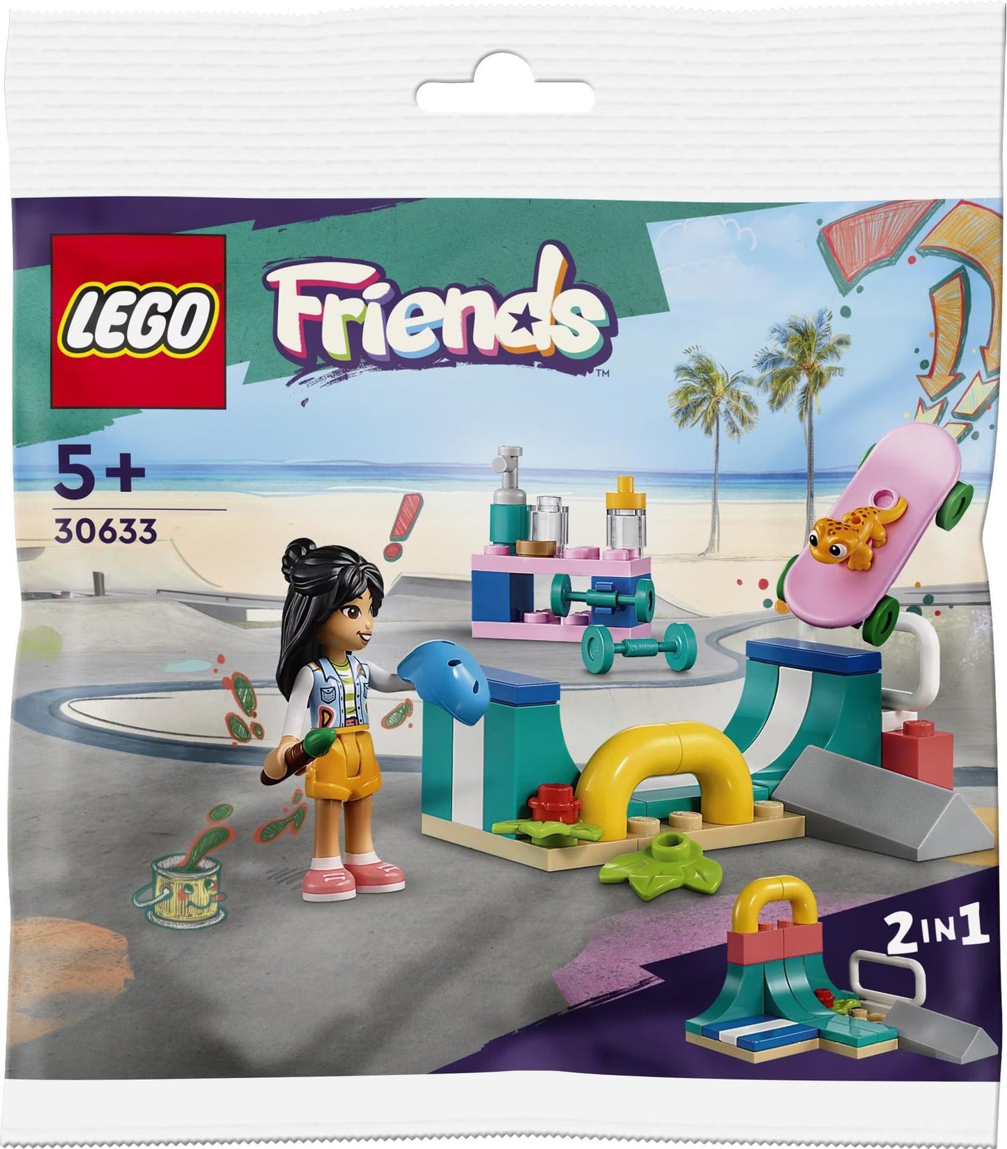 Lego Friends - Skateboard Rampe (30633)