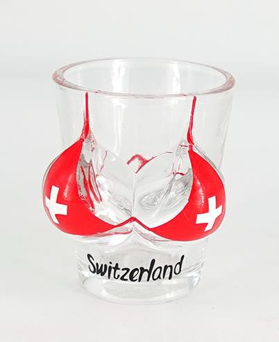 Shotglas "Bikini" mit CH-Kreuz
