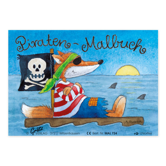 Mini-Malbuch "Piraten"
