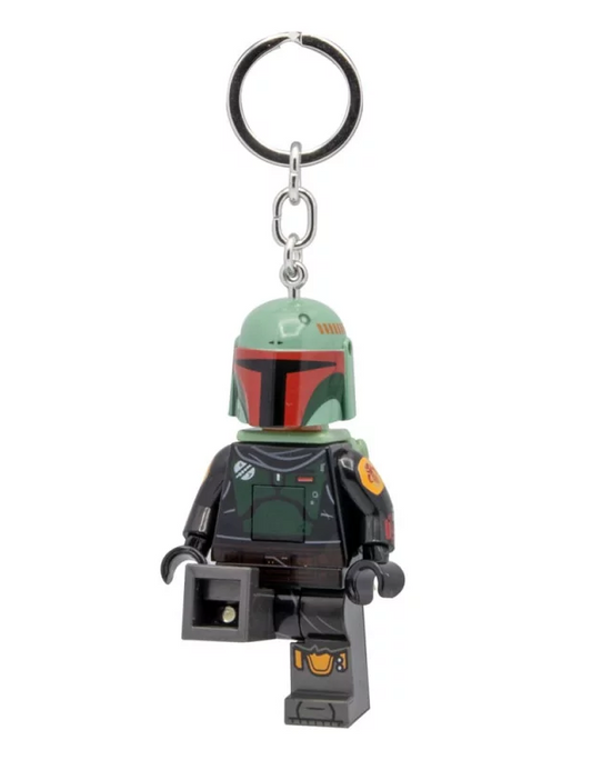 Lego Star Wars - Schlüsselanhänger "Boba Fett" mit LED-Taschenlampe
