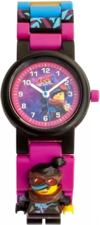 Lego - The Lego Movie 2 Kinder-Armbanduhr mit Wyldstyle-Minifigur (8021452)