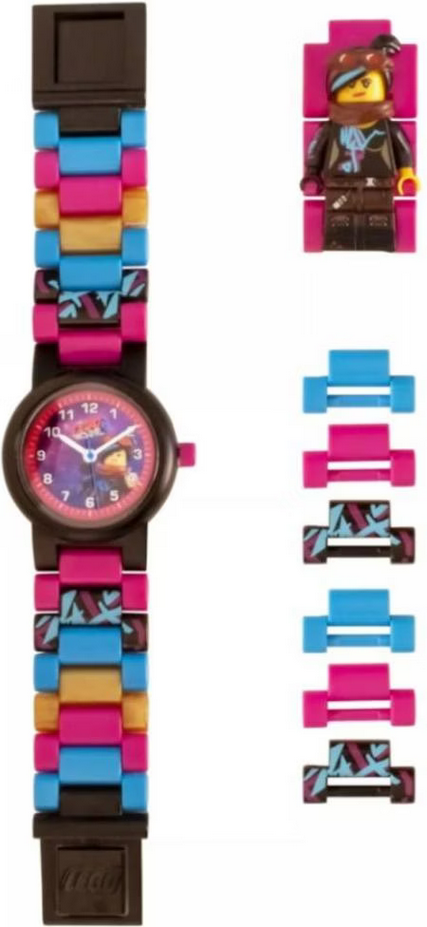 Lego - The Lego Movie 2 Kinder-Armbanduhr mit Wyldstyle-Minifigur (8021452)