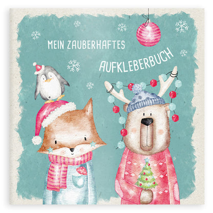 Aufkleberbuch Weihnachten "Tierfreunde"