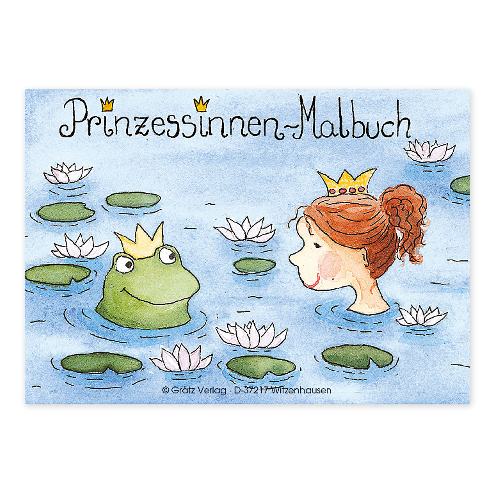 Outi Kaden - Mini-Malbuch "Prinzessingen"