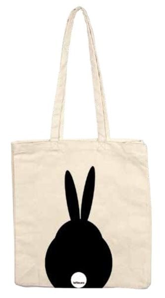 Hase mit geraden Ohren, Stofftasche