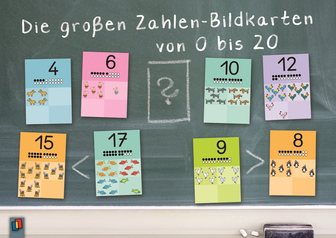 Die großen Zahlen-Bildkarten von 0 bis 20 (Redaktionsteam Verlag An Der Ruhr)