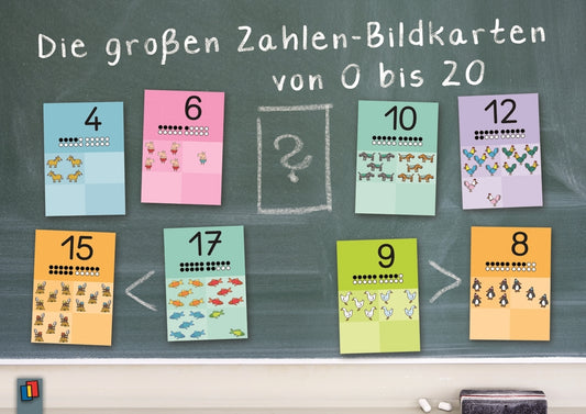 Die großen Zahlen-Bildkarten von 0 bis 20 (Redaktionsteam Verlag An Der Ruhr)