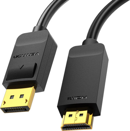 Vention 4K DisplayPort zu HDMI 2.0 Kabel, schwarz - 2m