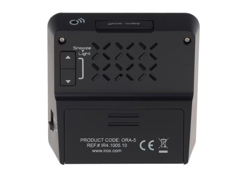 iROX Funk-Digitaluhr mit Bewegungssensor und Wecker (ORA-5)