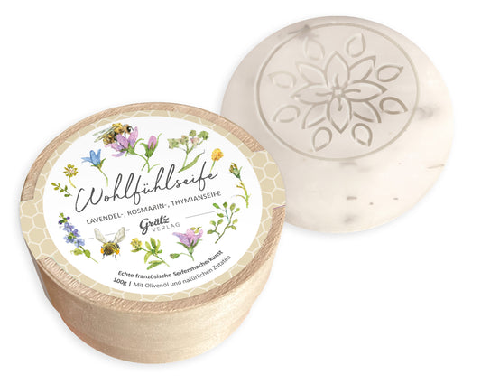 Seife "Wilde Bienen" (Duft: Lavendel, Rosmarin und Thymian)