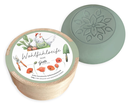 Seife "Hühnerbande" (Duft: Olive)