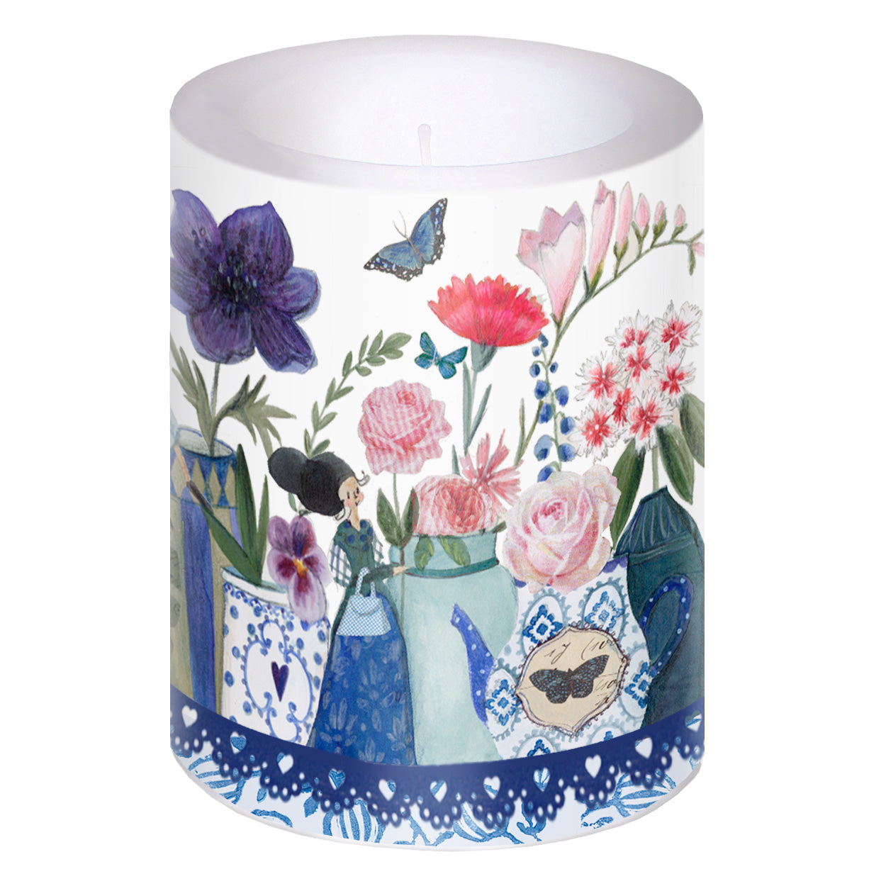 Kerze "Blumen"