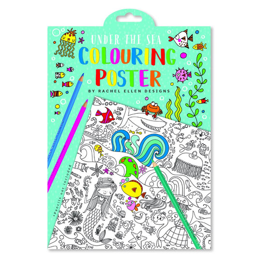 Ausmalposter "Under The Sea"