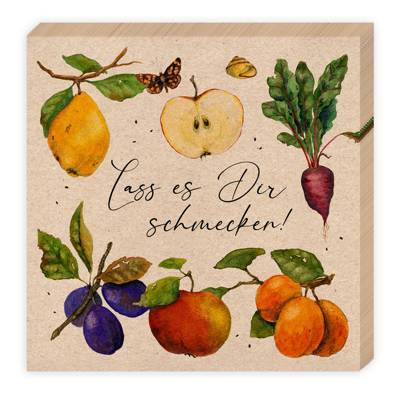 Serviette Bauerngarten
