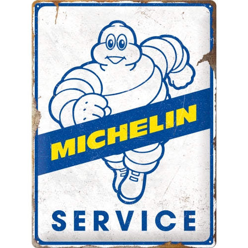 Blechschild "Michelin Service" (30 x 40 cm)