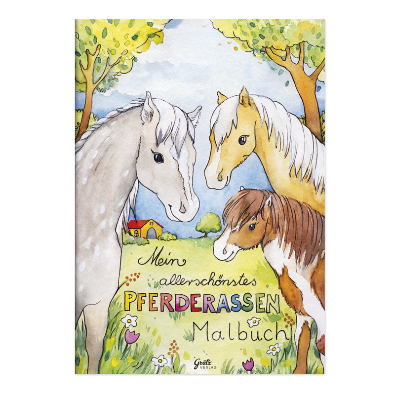 Malbuch "Pferderassen"