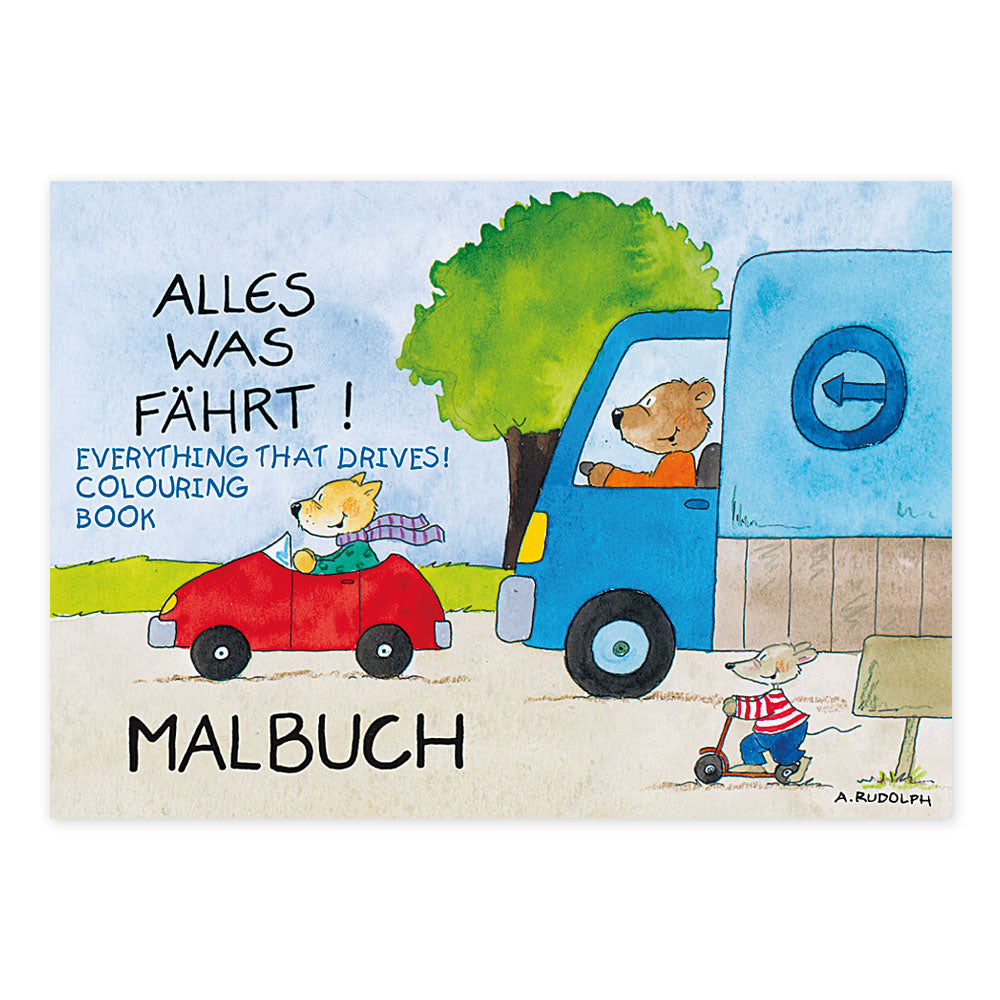 Mini-Malbuch "Alles was fährt"