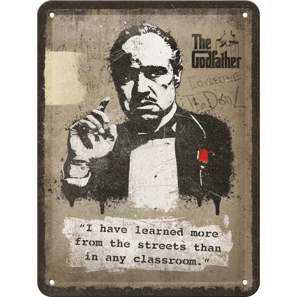 Blechschild "The Godfather" (20 x 15 cm)