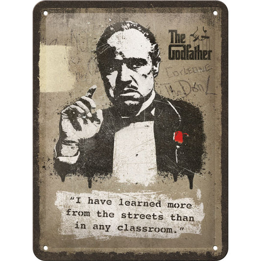 Blechschild "The Godfather" (20 x 15 cm)