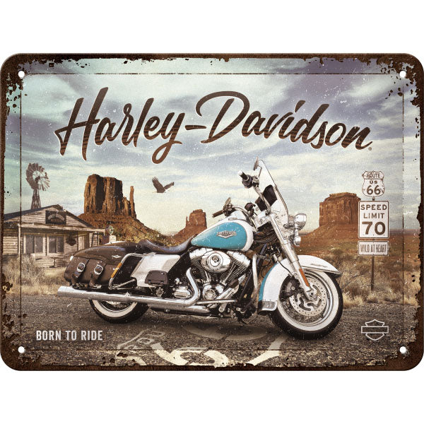 Blechschild 15x20. Harley-Davidson