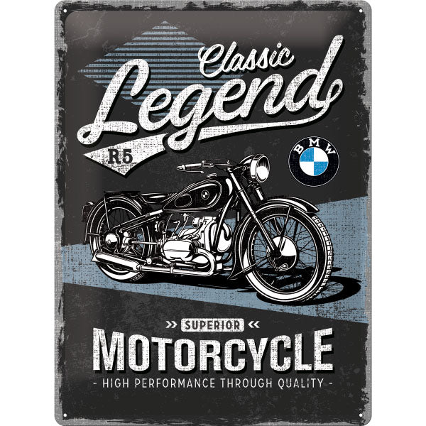 Blechschild "BMW Classic Legend" (40 x 30 cm)