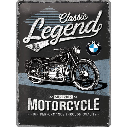 Blechschild "BMW Classic Legend" (40 x 30 cm)