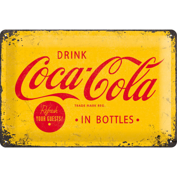 Blechschild Coca-Cola  (30 x 20 cm)