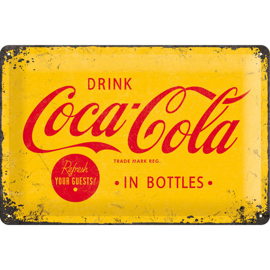 Blechschild Coca-Cola  (30 x 20 cm)