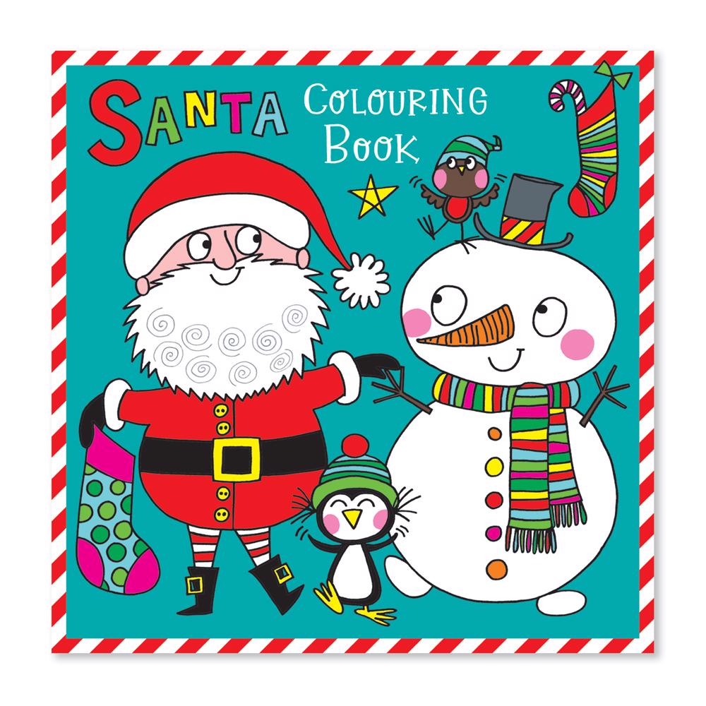 Malbuch "Santa und Schneemann"