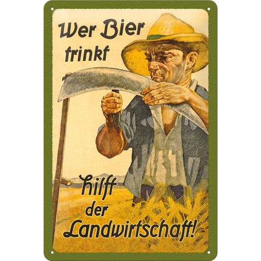 Wer Bier trinkt hilft der Landwirtschaft