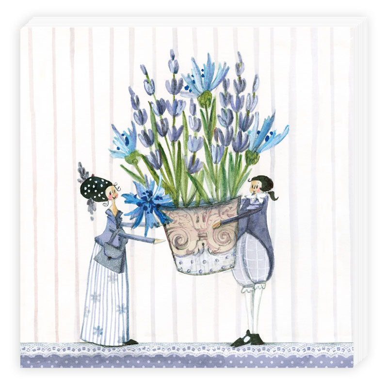 Silke Leffler - Serviette "Kornblumen" (20 Stk.)