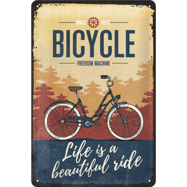 Nostalgic-Art Merchandising Schild Beautiful Ride 20x30cm (20 x 30 cm)