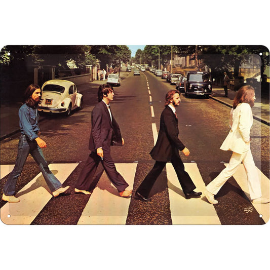 Blechschild "Beatles - Abbey Road" (30 x 20 cm)