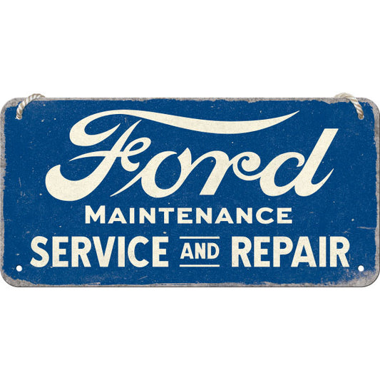 Hängeschild "Ford Service & Repair" (20 x 10 cm)