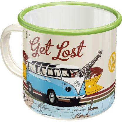 Nostalgic-Art Merchandising Universaltasse Lets Get Lost 360 ml, 1 Stück, Hellgrün (360 ml, 1 x)